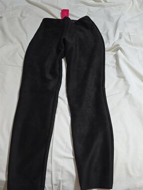 Commando Black Fleece-Lined Leggings